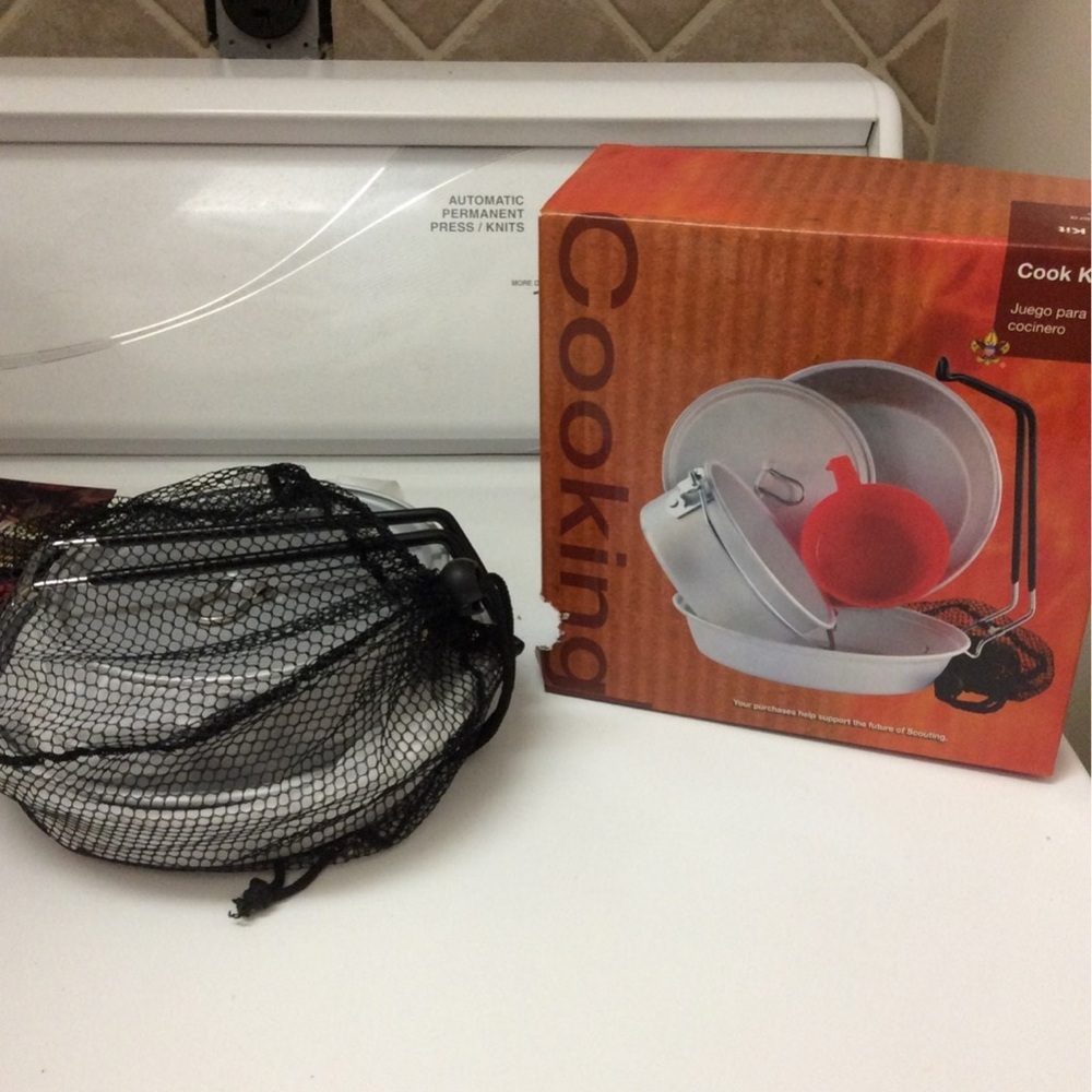 Boy Scout Cook Mess Dish Dining Kit NEW